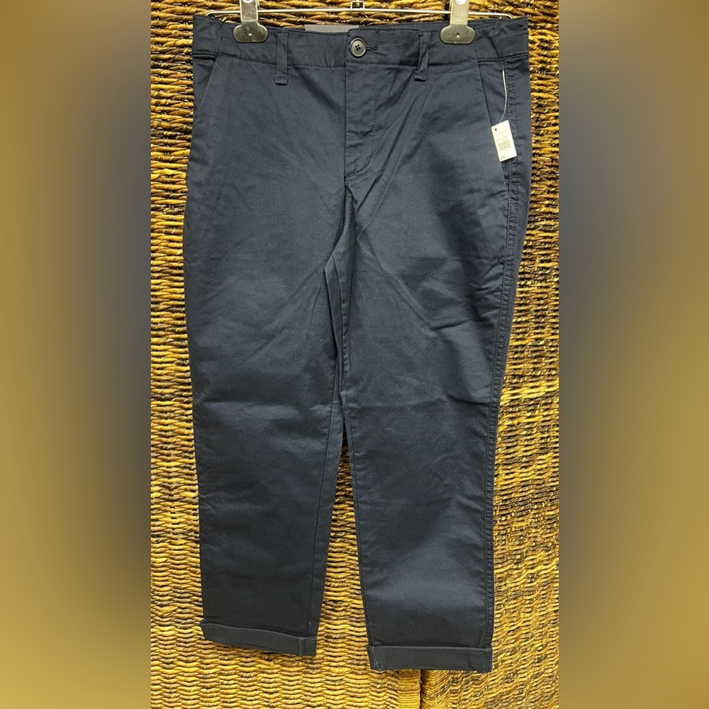 Gap- Womens New with‎ tags, Girlfriend Chino, Navy Pants, Size:00 Petite